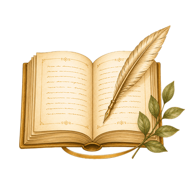 Open book representing the Ramayana